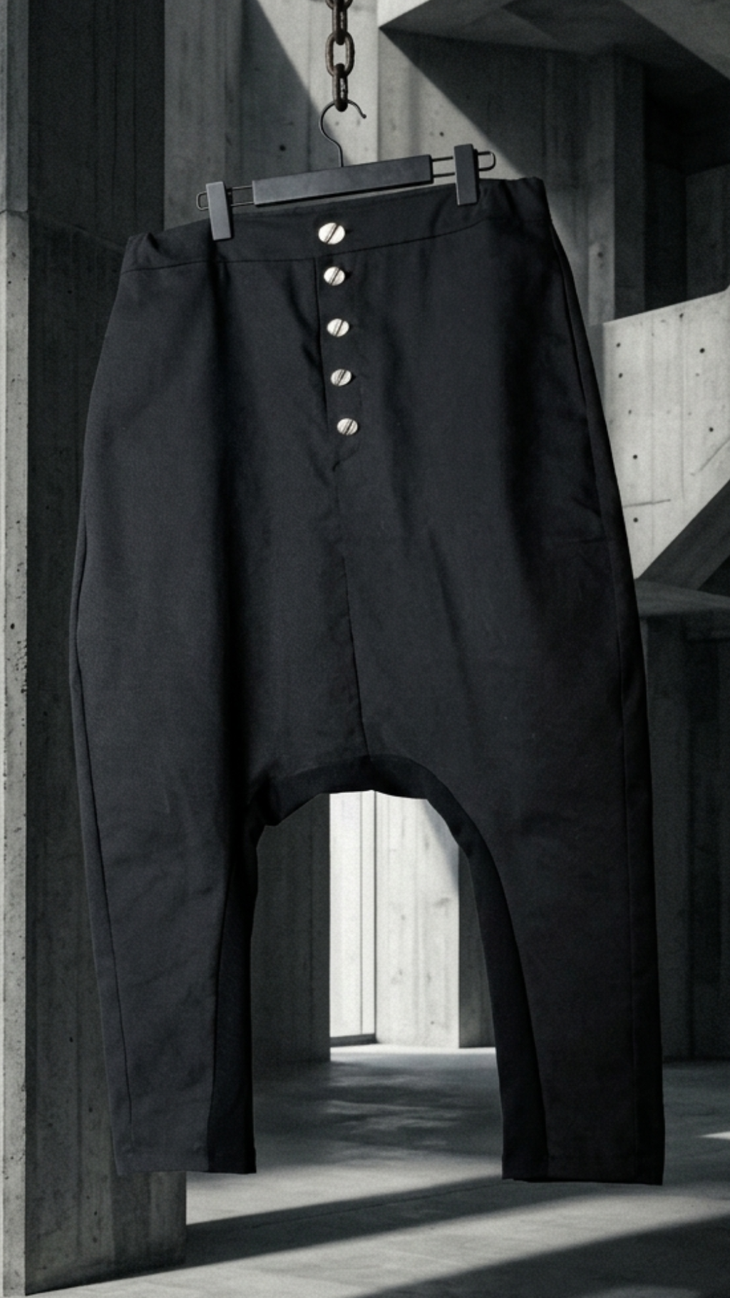 CANDE ARCHIVE DROP Pantalone cavallo basso