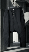 CANDE ARCHIVE DROP Pantalone cavallo basso