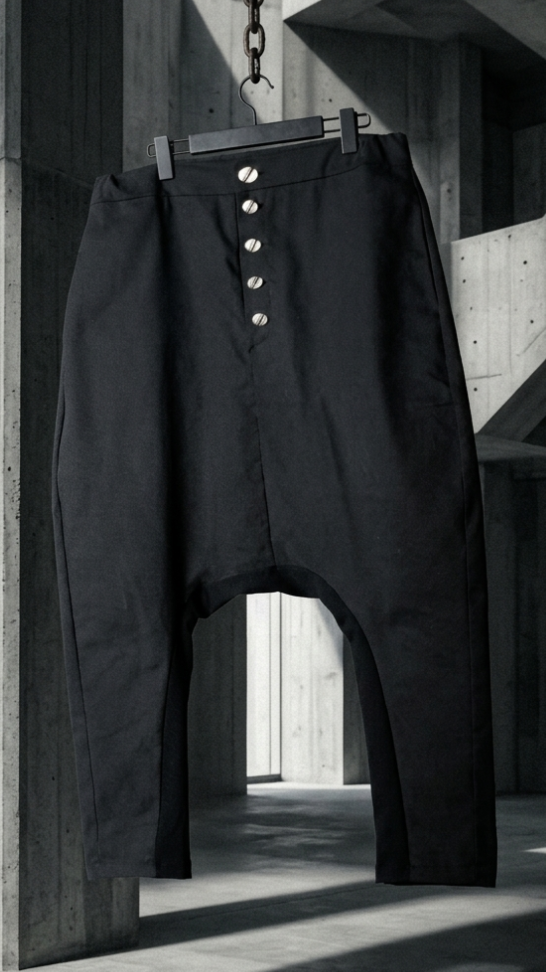 CANDE ARCHIVE DROP Pantalone cavallo basso