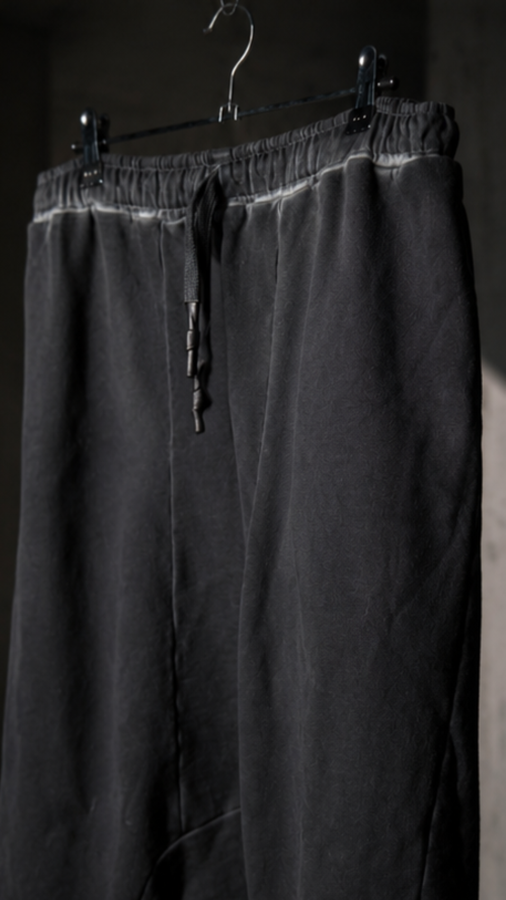 CANDE ARCHIVE DROP Pantalone Cavallo Basso Oversize Cold Dyed